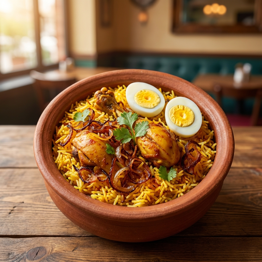 Hyderabadi Chicken Biryani